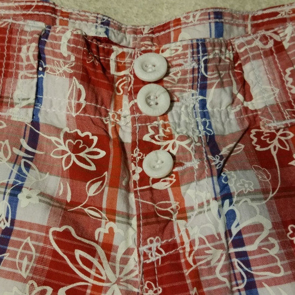 Bongo Red White & Blue Rhinestone Shorts Sz 7 - Picture 4 of 7